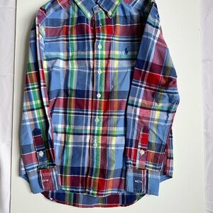 Polo Ralph Lauren Boy’s plaid shirt size S(8)